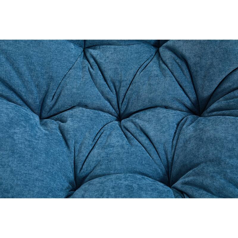 Oversized Swivel Accent Chair, 360-Degree Swivel Barrel Chair, Papasan Chair for Living Room and Bedroom Comfort