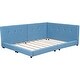 preview thumbnail 14 of 15, Queen Size Upholstered Platform Bed with USB Ports, Beige