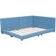 preview thumbnail 18 of 19, Queen Size Upholstered Platform Bed with USB Ports, Sturdy Wood Frame, Beige