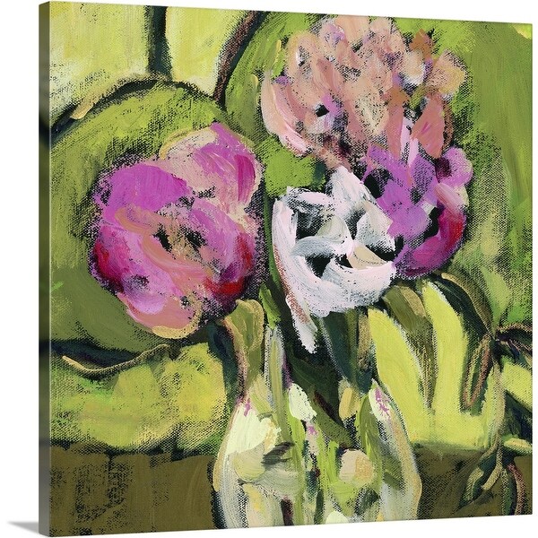 "Pink Makes Me Happy III" Canvas Wall Art