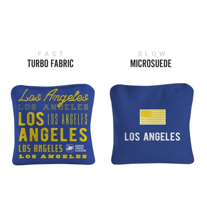 Los Angeles Football Royal Blue Dual Sided Cornhole Bags