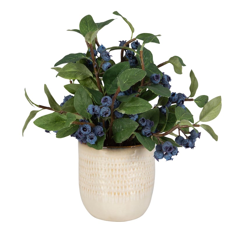 Uttermost Blueberry Fields Accent - 10"W x 12"H x 10"D