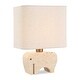 preview thumbnail 1 of 5, Uttermost Tusk Travertine Accent Lamp