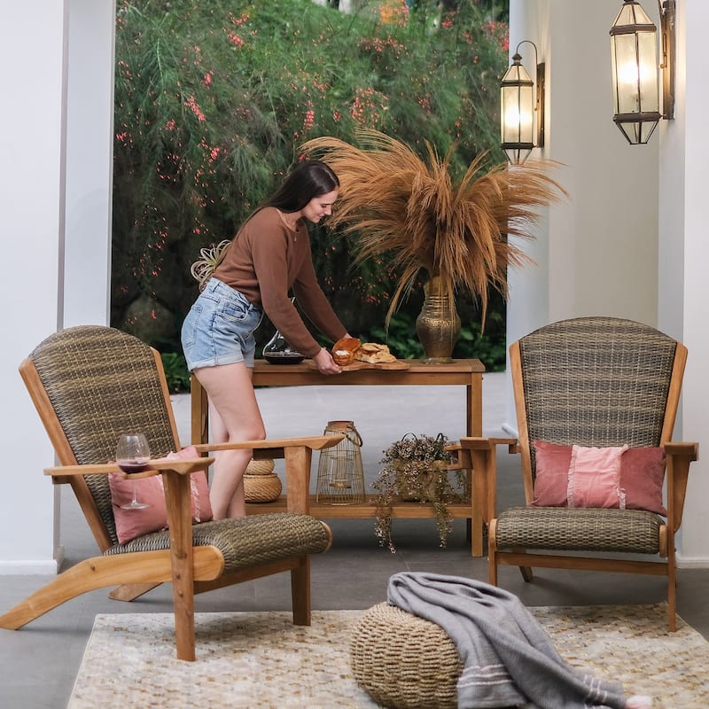 Cambridge Casual Lowell Teak Outdoor Console Table