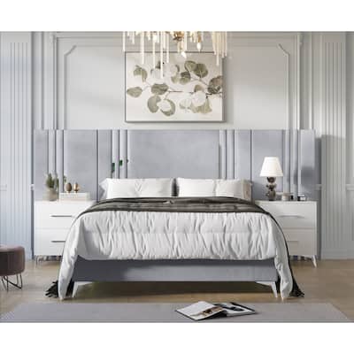 Laytec Upholstered Platform Bed