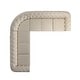 preview thumbnail 37 of 38, Knightsbridge Chesterfield L-shaped Sectional by iNSPIRE Q Artisan