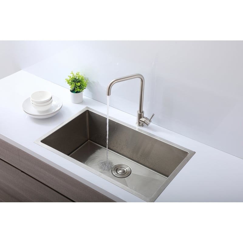 Indigo Home Single Handle Pull Down Sprayer Kitchen Faucet