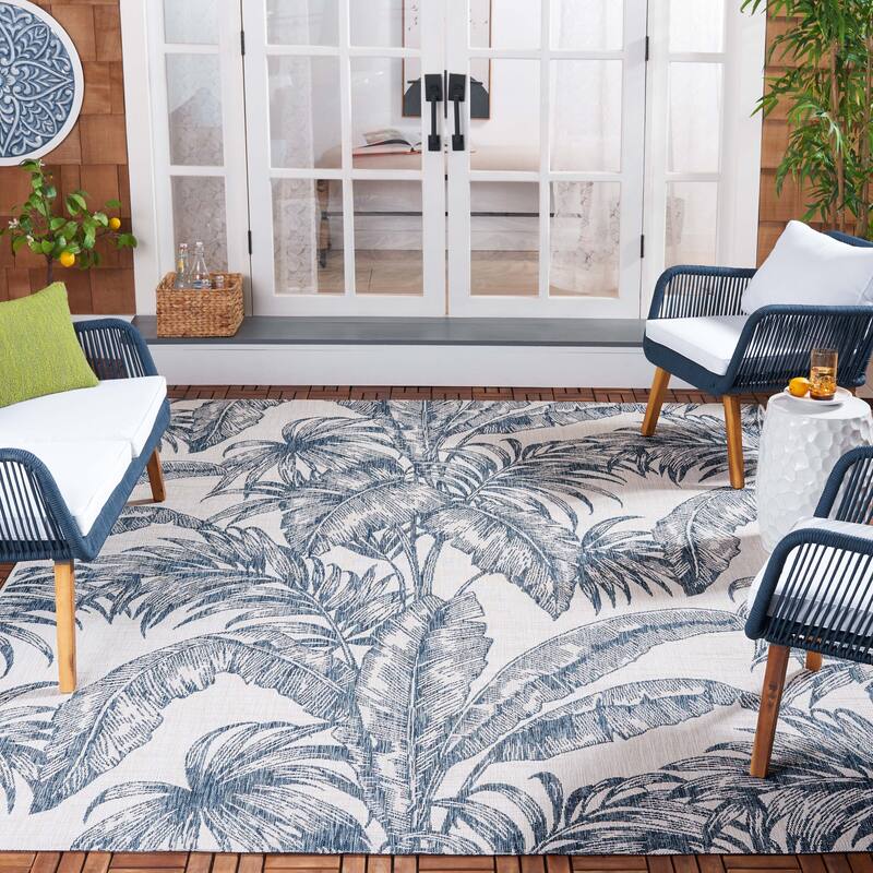 SAFAVIEH Courtyard Arusyak Transitional Indoor/Outdoor Rug