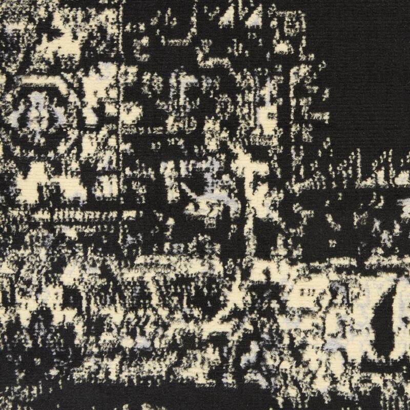 HomeRoots Medallion Transitional Rectangle Area Rug - 60.00 in. x 36.00 in. x 0.50 in.