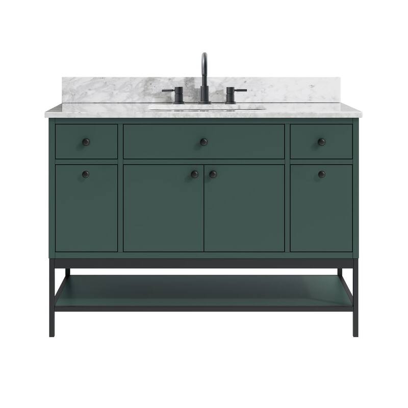 Avanity Paisley 48 in. Single Sink Vanity with Cala White Engineered Top