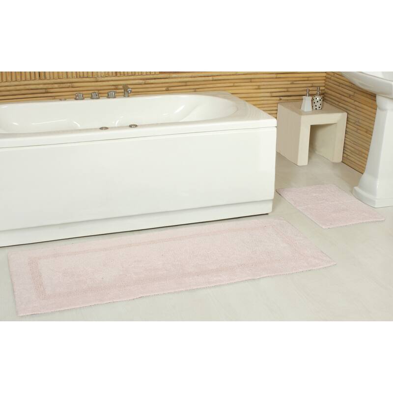 Fabstyles Basix Soft & Absorbent Reversible Cotton Bath Rug