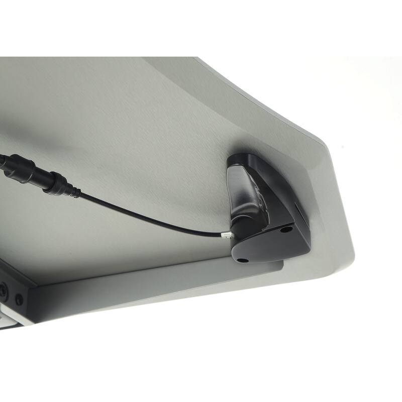 Glidene Modern Metal Lift Adjustable Standing Desk by Furniture of America