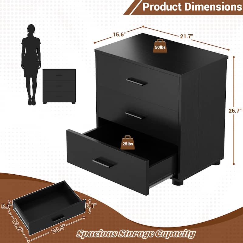 1/ 2 Pack Dressers with 6 Storage Drawers, Closet Organizers for Bedroom and Walk-in Closet