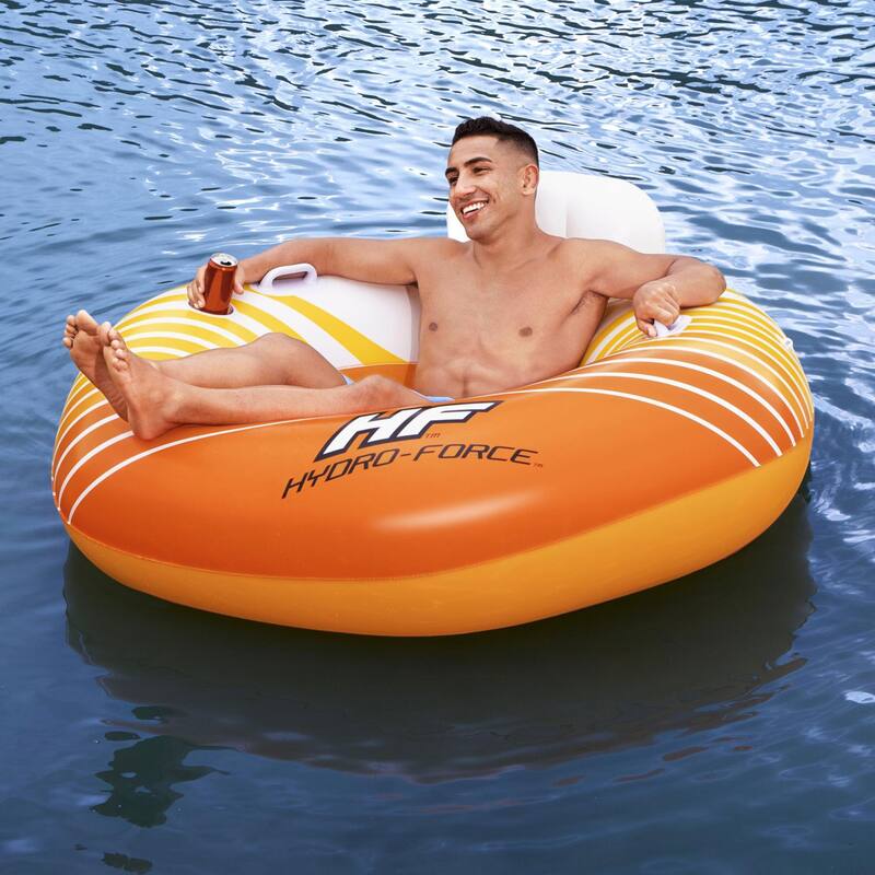 Bestway Hydro-Force Sunkissed Inflatable Tube for Pool, River, Beach, 4 Pack - 4.93