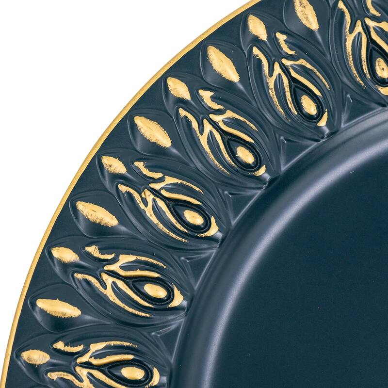 8 Pack Plastic Charger Plate, D14"