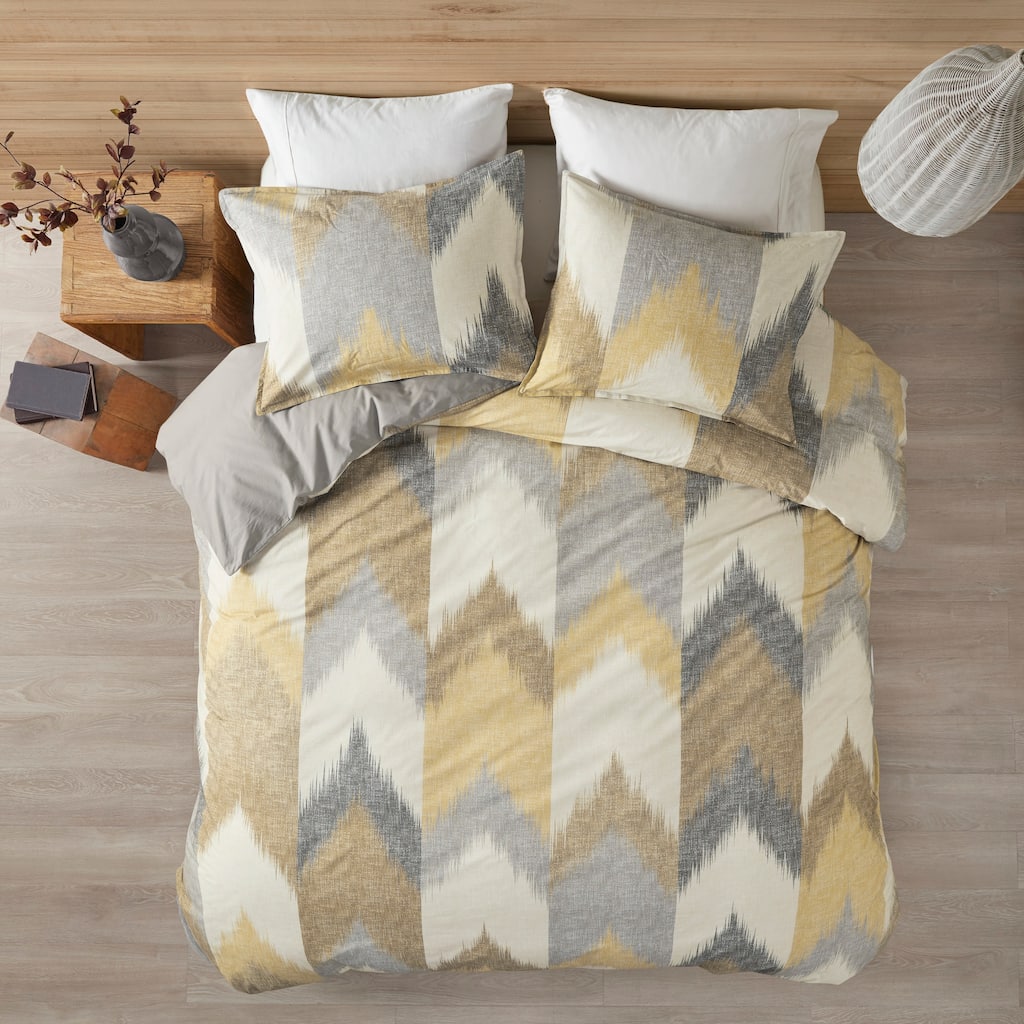 INK+IVY Alpine Yellow 3 Piece Duvet Cover Mini Set
