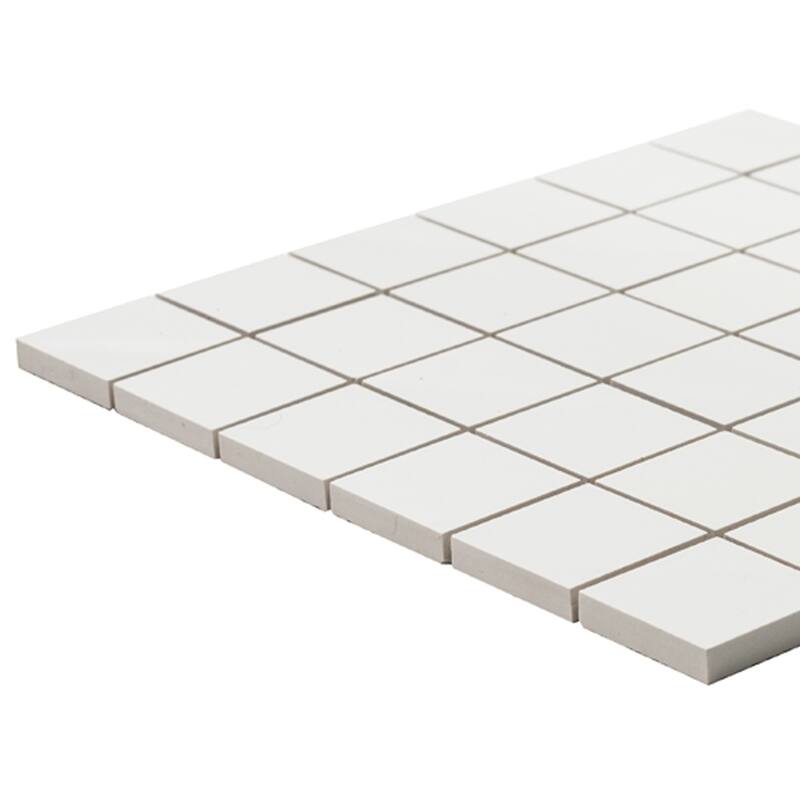 The Tile Life Penthouse 2x2 White Matte Porcelain Floor & Wall Tile