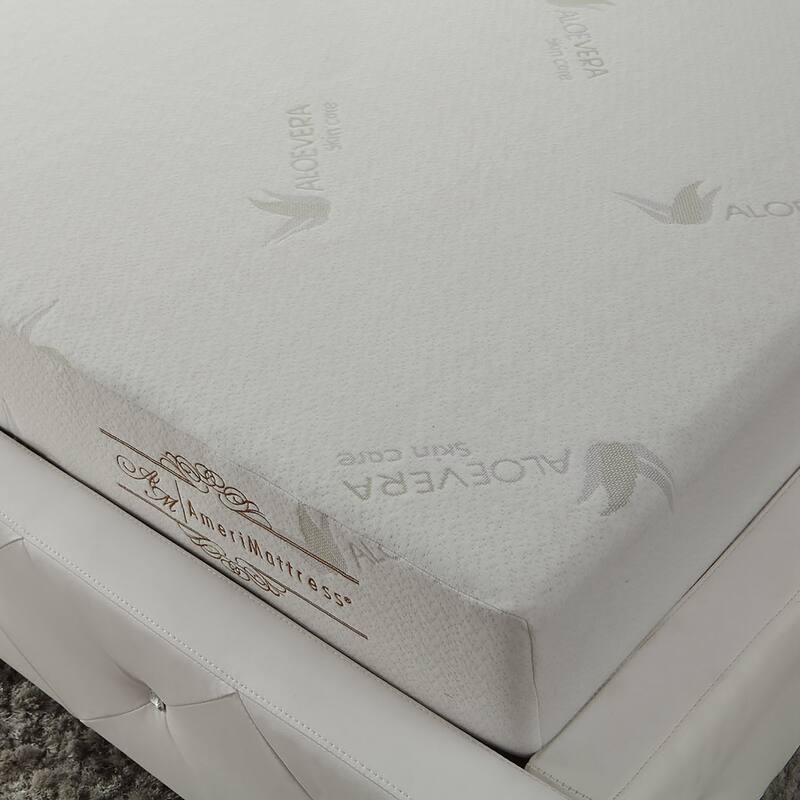 6 in. Aloe Vera Infused Contouring Memory Foam Mattress - Queen