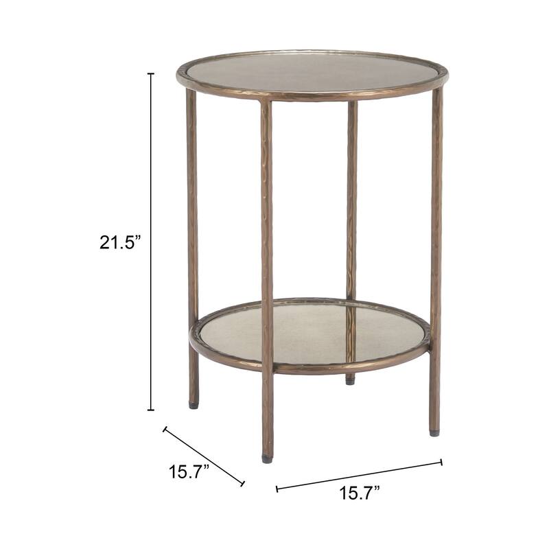 Anelli Side Table Bronze