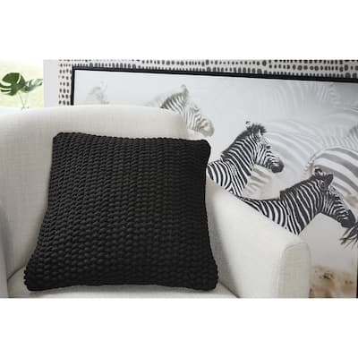 Signature Design by Ashley Renemore Black Pillow (Set of 4)