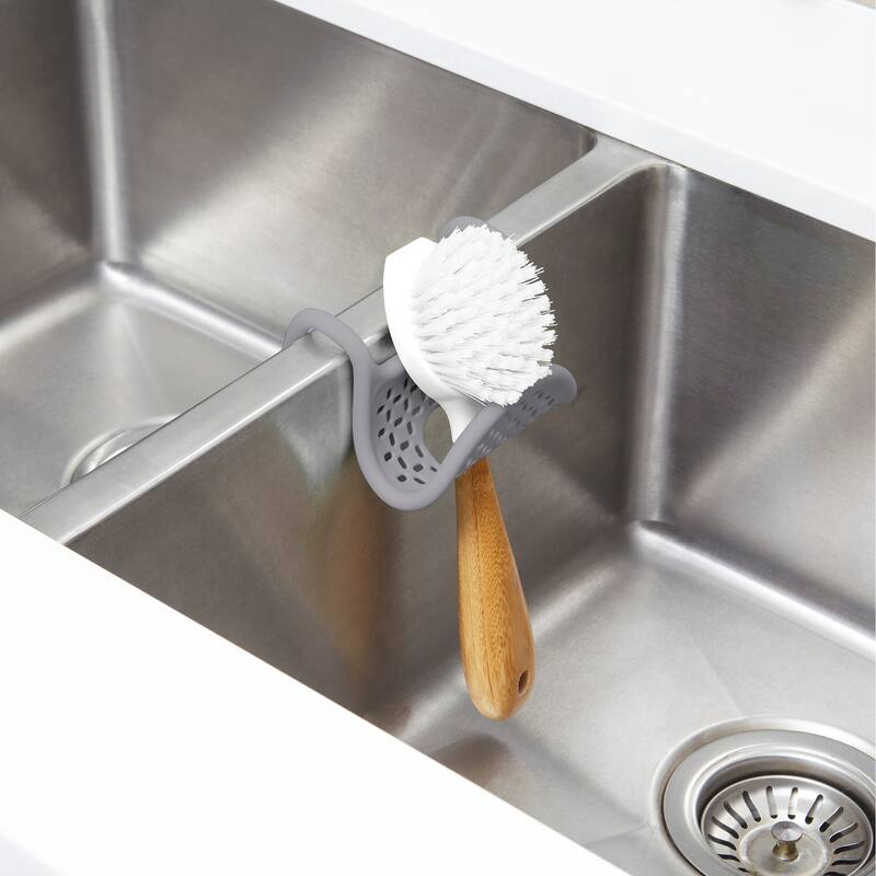 Umbra Sling Caddy Flexible Sink Soap Sponge or Cleaning Brush Holder