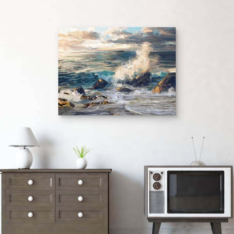 Evening Light by Studio Arts Canvas Art Print by Studio Arts Canvas Art Print
