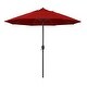 preview thumbnail 11 of 89, North Bend 9-foot Auto-tilt Round Sunbrella Patio Umbrella by Havenside Home Jockey Red