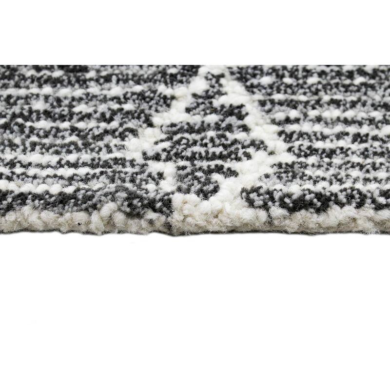 Bashian Eliezer Charcoal Contemporary Area Rug