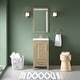 preview thumbnail 71 of 109, OVE Kansas Single Sink Bathroom Vanity, Dove White Engineered Stone Top