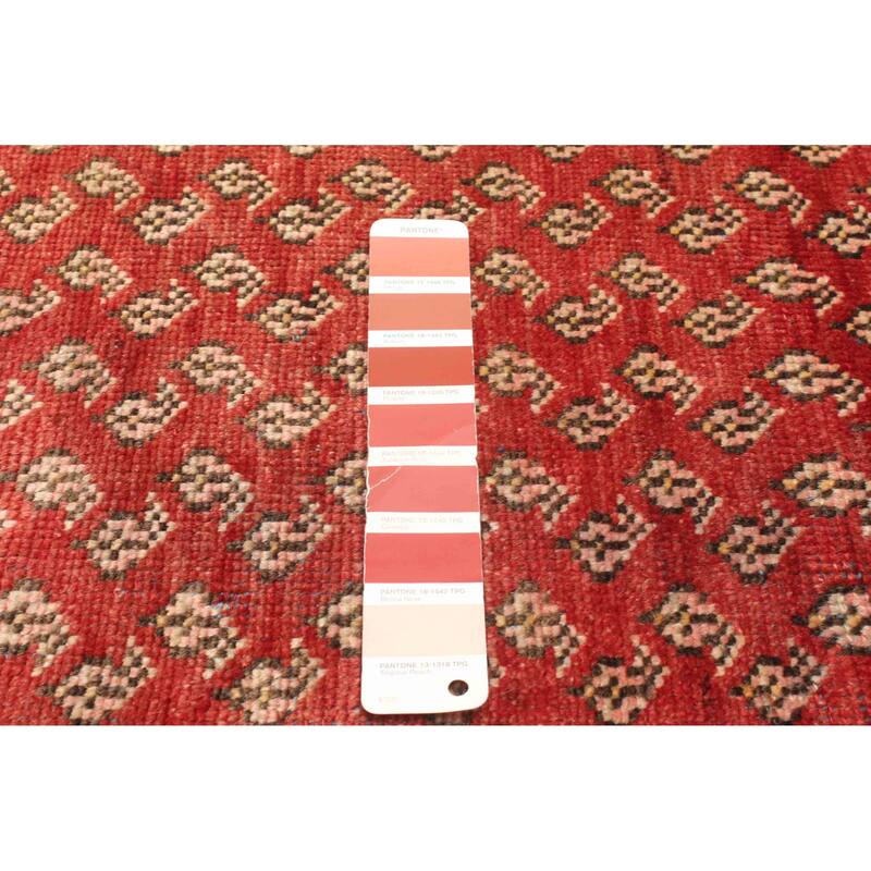 ECARPETGALLERY Hand-knotted Andelz Red Wool Rug - 3'3 x 5'8