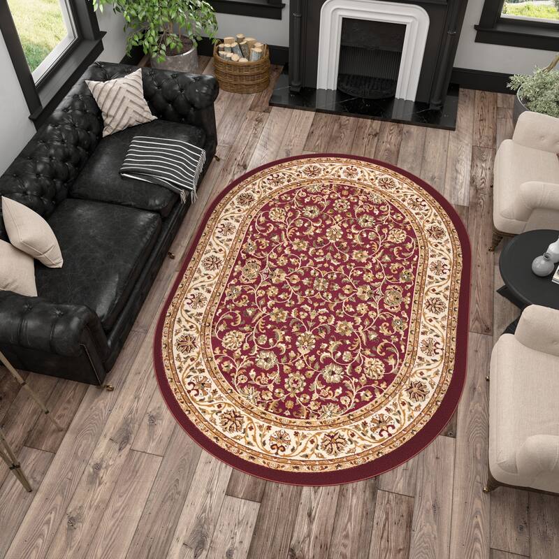 Soho Traditional Floral Indoor Area Rug