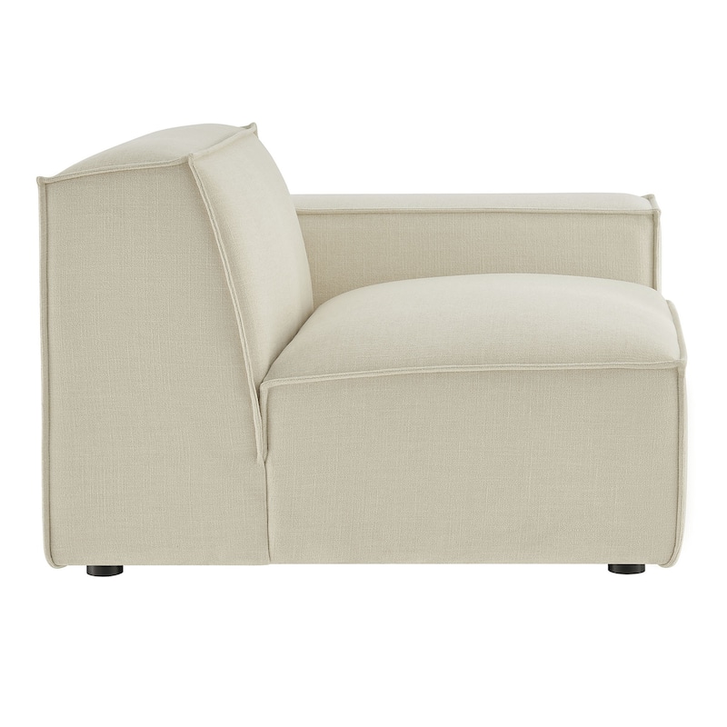 Restore Performance Fabric Upholstered Right-Facing Modular Lounge Chair