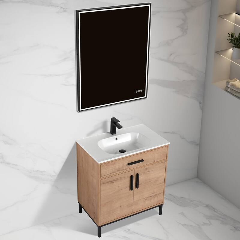 Blossom Freestanding Bathroom Vanity with SMC Sink All Wood