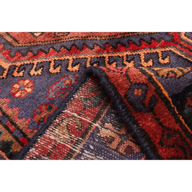 ECARPETGALLERY Hand-knotted Andelz Dark Blue Wool Rug - 4'4 x 7'9