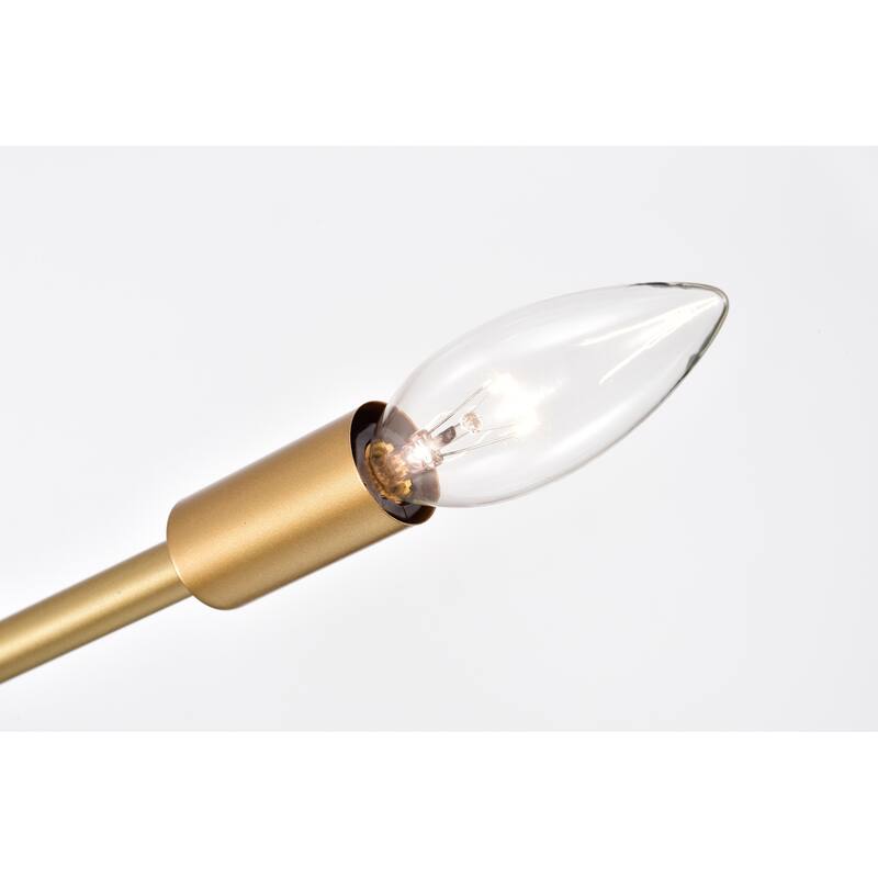 Chandelier Matte Linear Gold 2-Light
