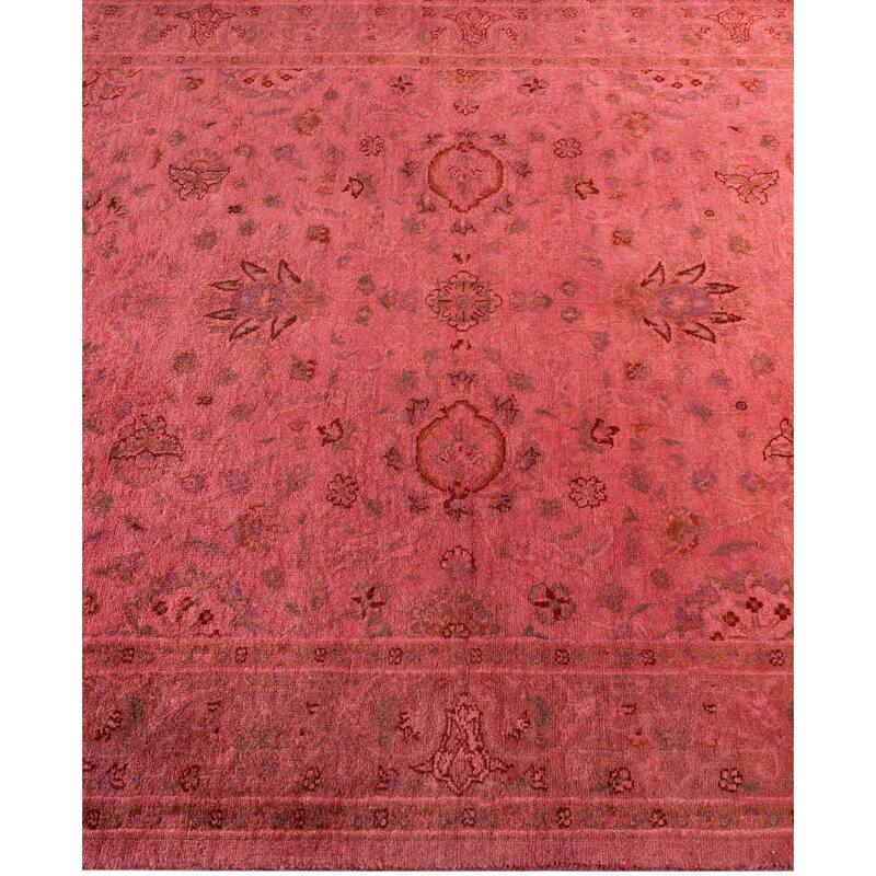 Overdyed One-of-a-Kind Hand-Knotted Area Rug - Pink - 3' 2" x 5' 3"