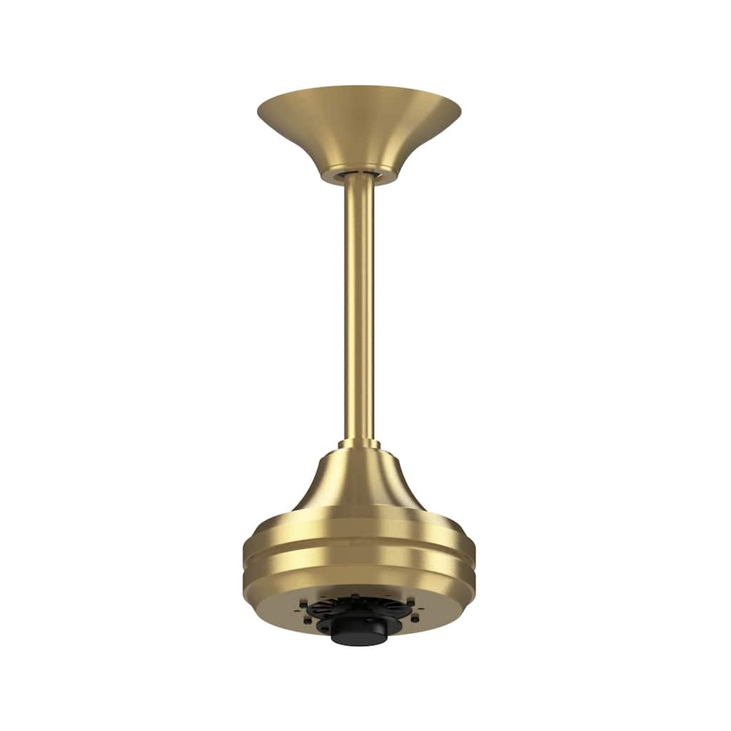 Spitfire DC Custom Indoor/Outdoor Ceiling Fan DC Motor Brushed Satin Brass