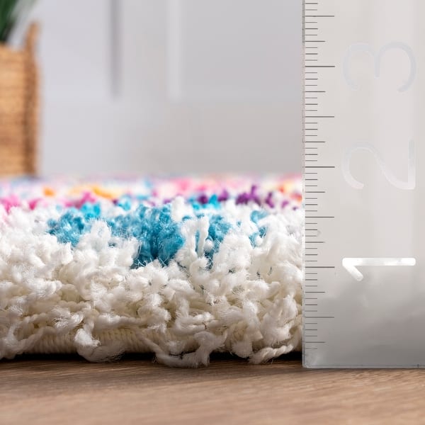 Nuloom Allard Striped Shag Area Rug
