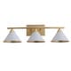 preview thumbnail 13 of 23, Caleb Metal Vanity, White/Gold by JONATHAN Y