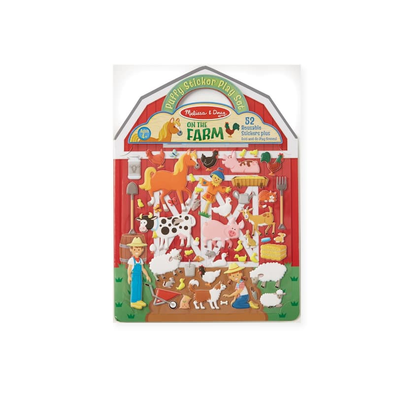 Melissa & Doug Puffy Sticker Play Set - On the Farm