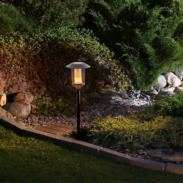 Tall stake solar lights store