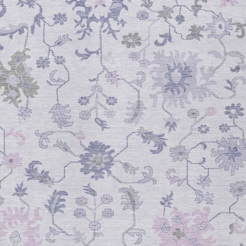 HomeRoots Floral Transitional Rectangle Outdoor Rug