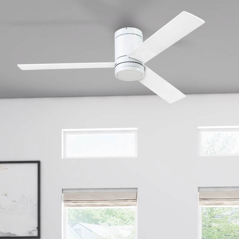 52" Prominence Home Espy Bright White Indoor LED Ceiling Fan with Light, Remote Control - Bright White