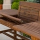preview thumbnail 21 of 26, Middlebrook Surfside 7-Piece Acacia Outdoor Extension Dining Set - 55-79 x 35 x 30h
