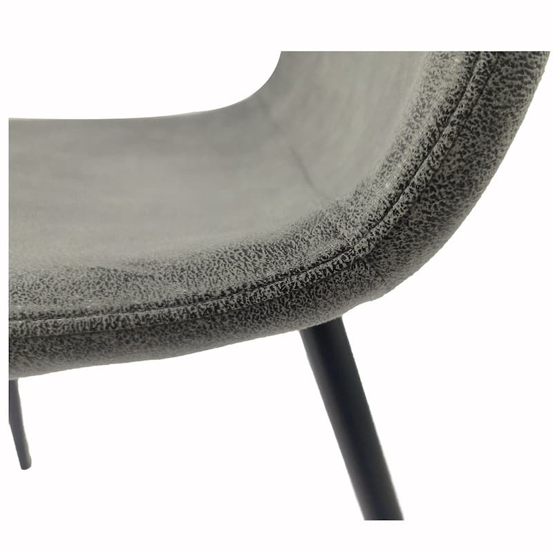 4PCS Suede Fabric Accent Chair With Metal Legs