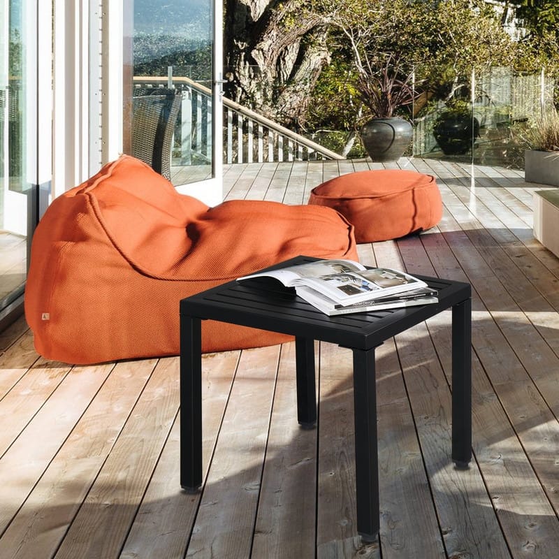 Outdoor Wrought Iron Side/Coffee Table