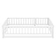 preview thumbnail 10 of 9, Full Size Floor Bed, Montessori Floor Bed with Fence and Door, Kids Montessori Bed Full Size