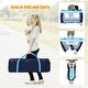 preview thumbnail 7 of 11, Costway Foldable Baby Crib Playpen Travel Infant Flat Bassinet Bed - 40'' x 27.5'' x 30''