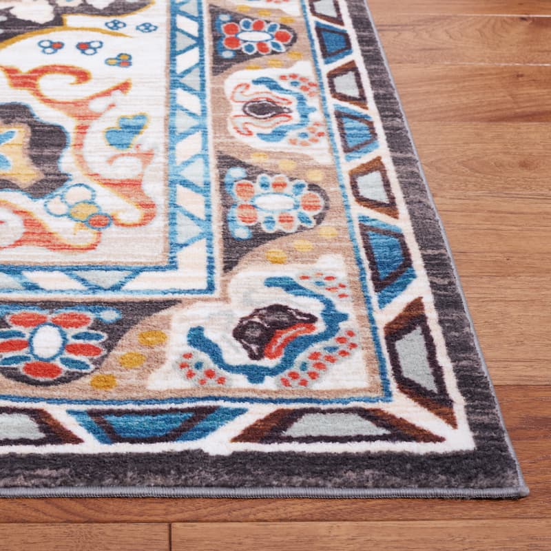 SAFAVIEH Riviera Machine Washable Slip Resistant Wilma Oriental Rug