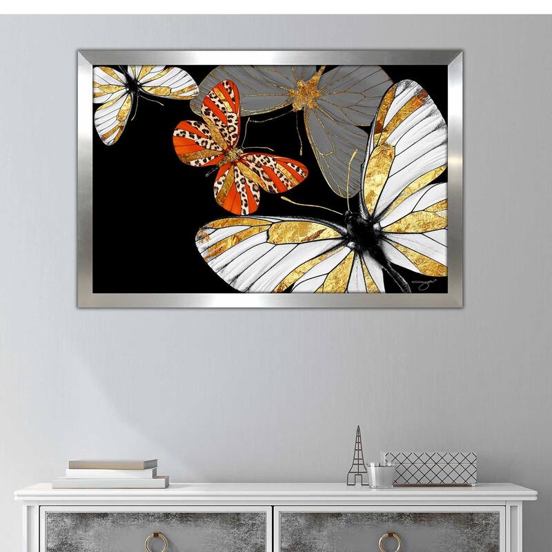 "Fly In Gold" by Jodi Print on Acrylic